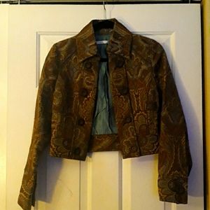 Unique cropped jacket